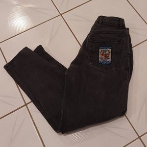 $4 Add-on Faded Black Jeans Zippers on Lower Legs - Size 29
